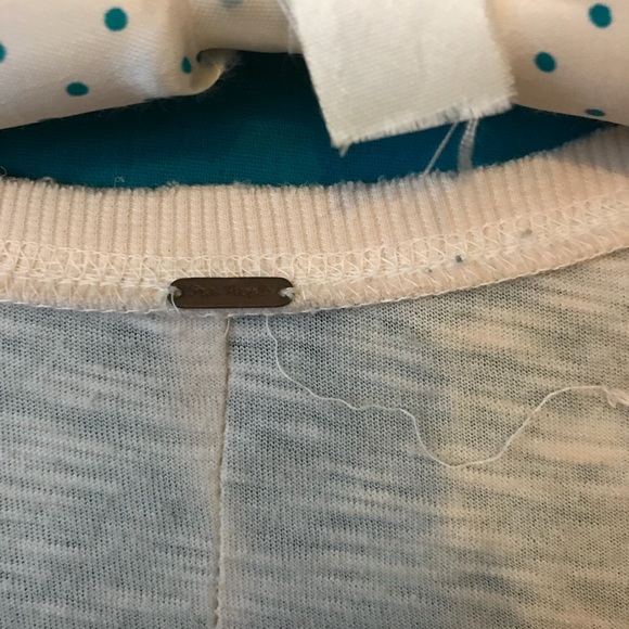 Free People Lace Sleeve button up shirt - Picture 4 of 4